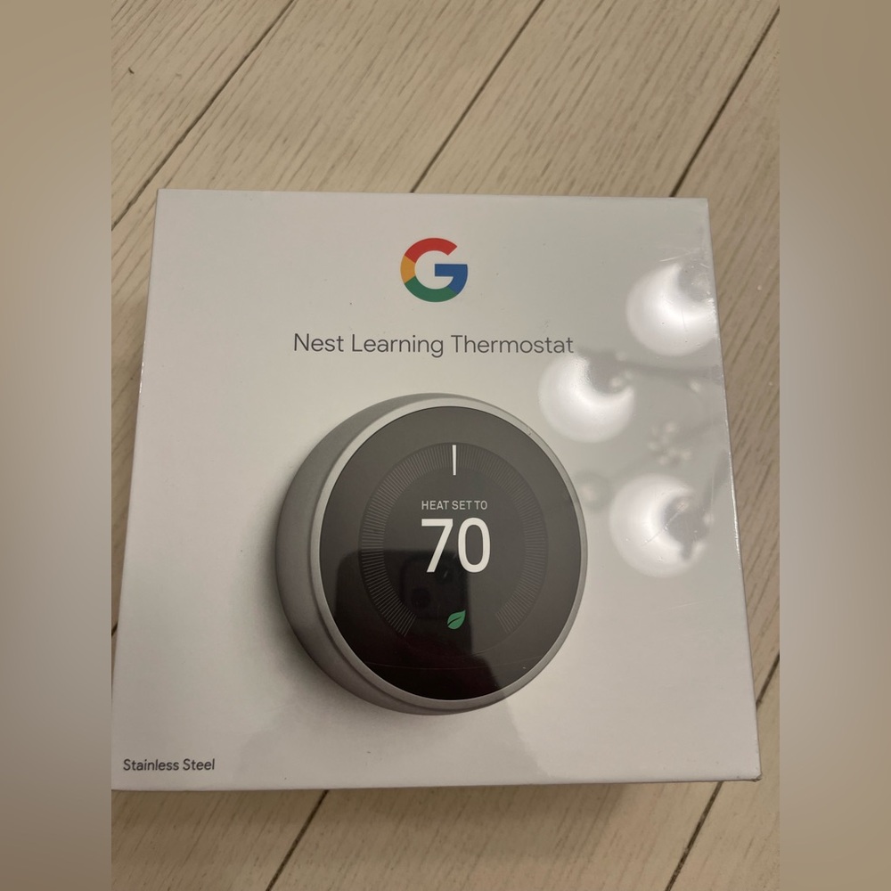 Unopened Google Nest Learning Thermostat